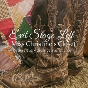 Brown Western Cowboy Boots